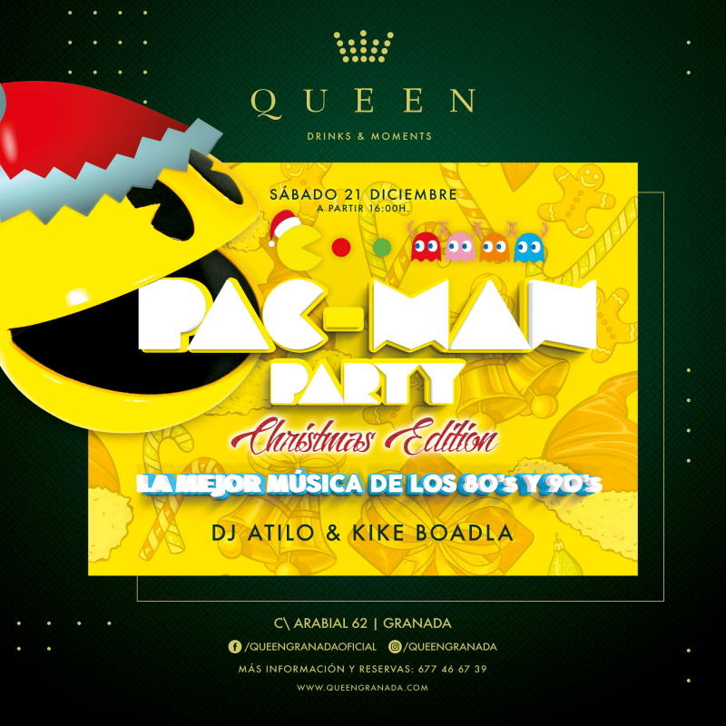 Grupo Queen - Eventos: Pac-Man Party «Christmas Edition»
