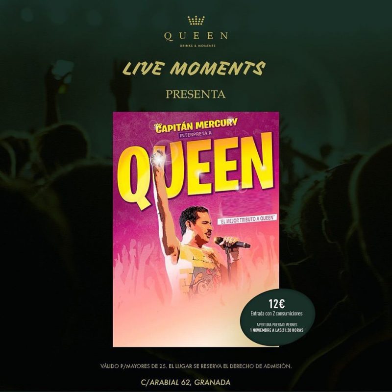 Grupo Queen - Eventos: Concierto Tributo a QUEEN con Capitán Mercury