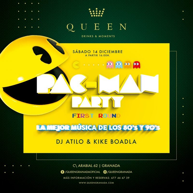 Grupo Queen - Eventos: Pac-man Party «Firts Round»